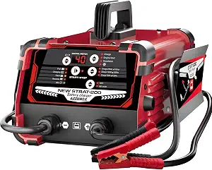 12V/24V Car Battery Charger and Maintainer, 40A Fast Charging