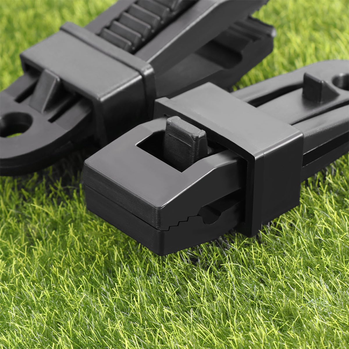 UKCOCO Clips para Tiendas de Campaña Resistentes al Viento, 30 Unidades, Negro