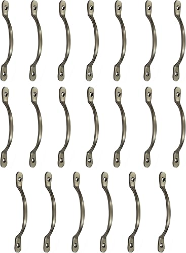 Miniatura 4 de Adonai Hardware "Keziz - Tirador de latón para gabinetecajón (20, lacado pulido)