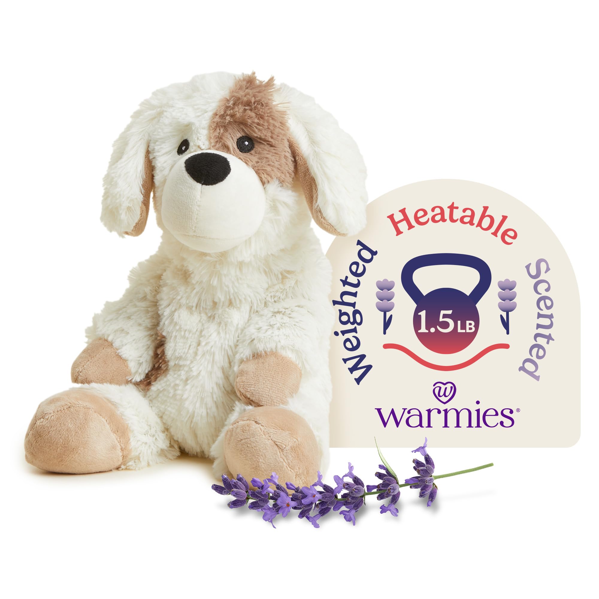 Cozy Plush Puppy Heatable Soft Toy