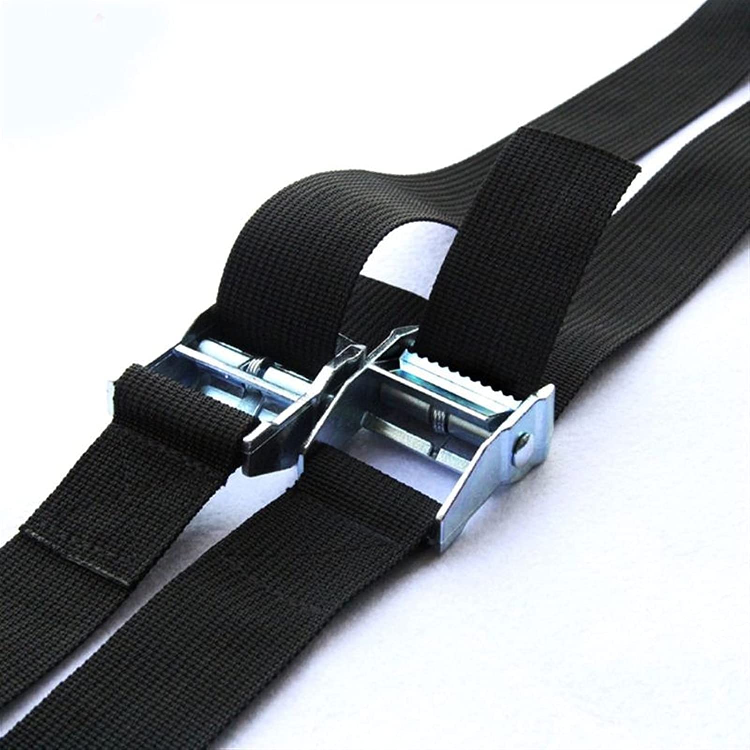 Cinghie di ancoraggio, Cinghie di ancoraggio, Cinghie di ancoraggio 1M Cinghie di ancoraggio con fibbia Cinghie di carico for auto Moto Bici con fibbia in metallo Corda di traino Cintura a cricchetto