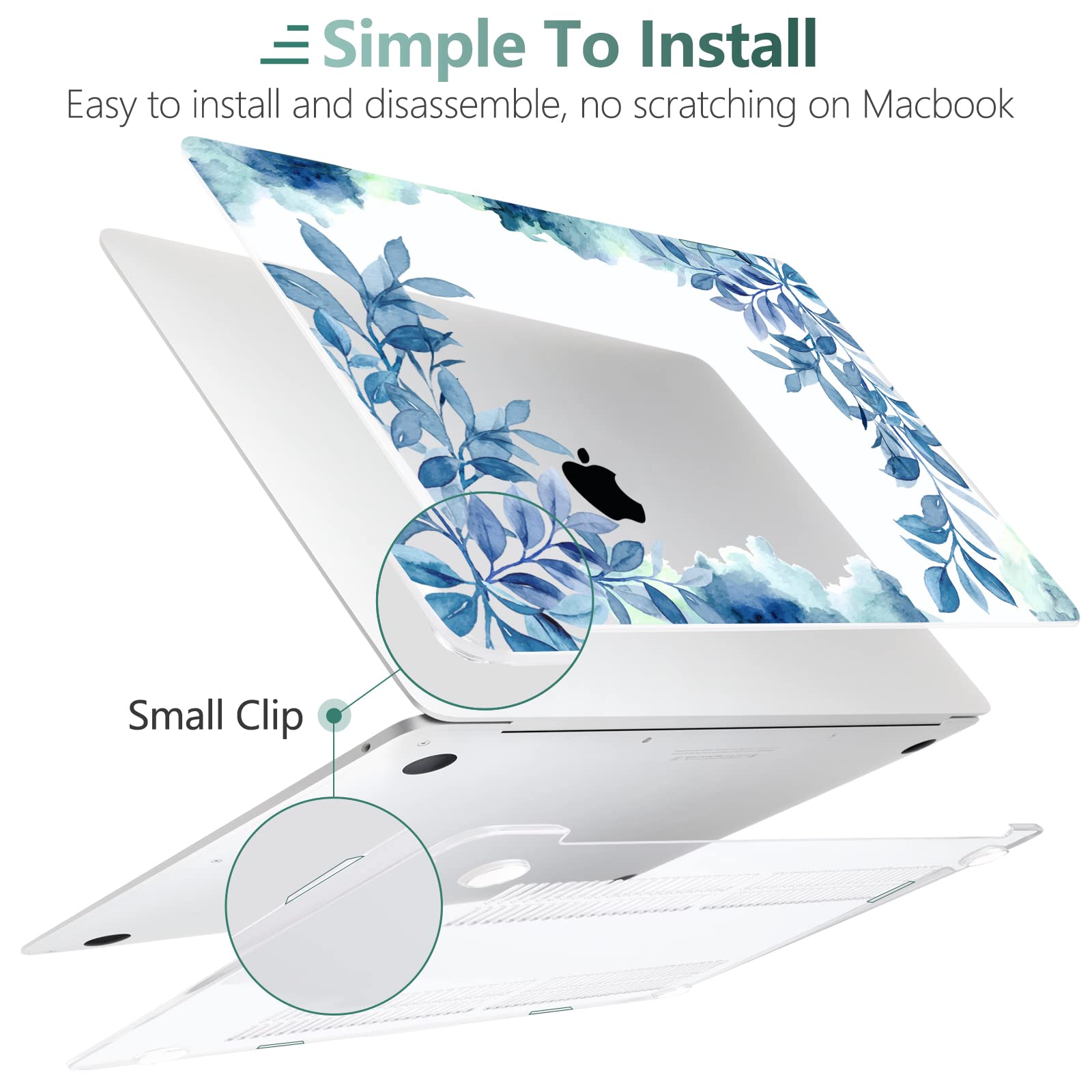 Amazon.com: TWOLSKOO Compatible with MacBook Pro 13 inch Case 2022