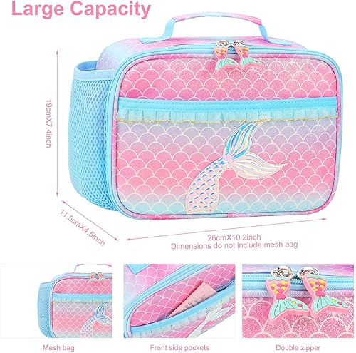 Miniatura 195 de RHCPFOVR Kids Lunch Bag - Insulated Lunch Box for Boys Girls,Washable Lunch Bag and Reusable Toddler Leak-proof Lunchbox for School and Daycare