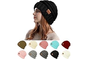 Trendy Teen Girl Winter Slouchy and Warm Knit Beanie