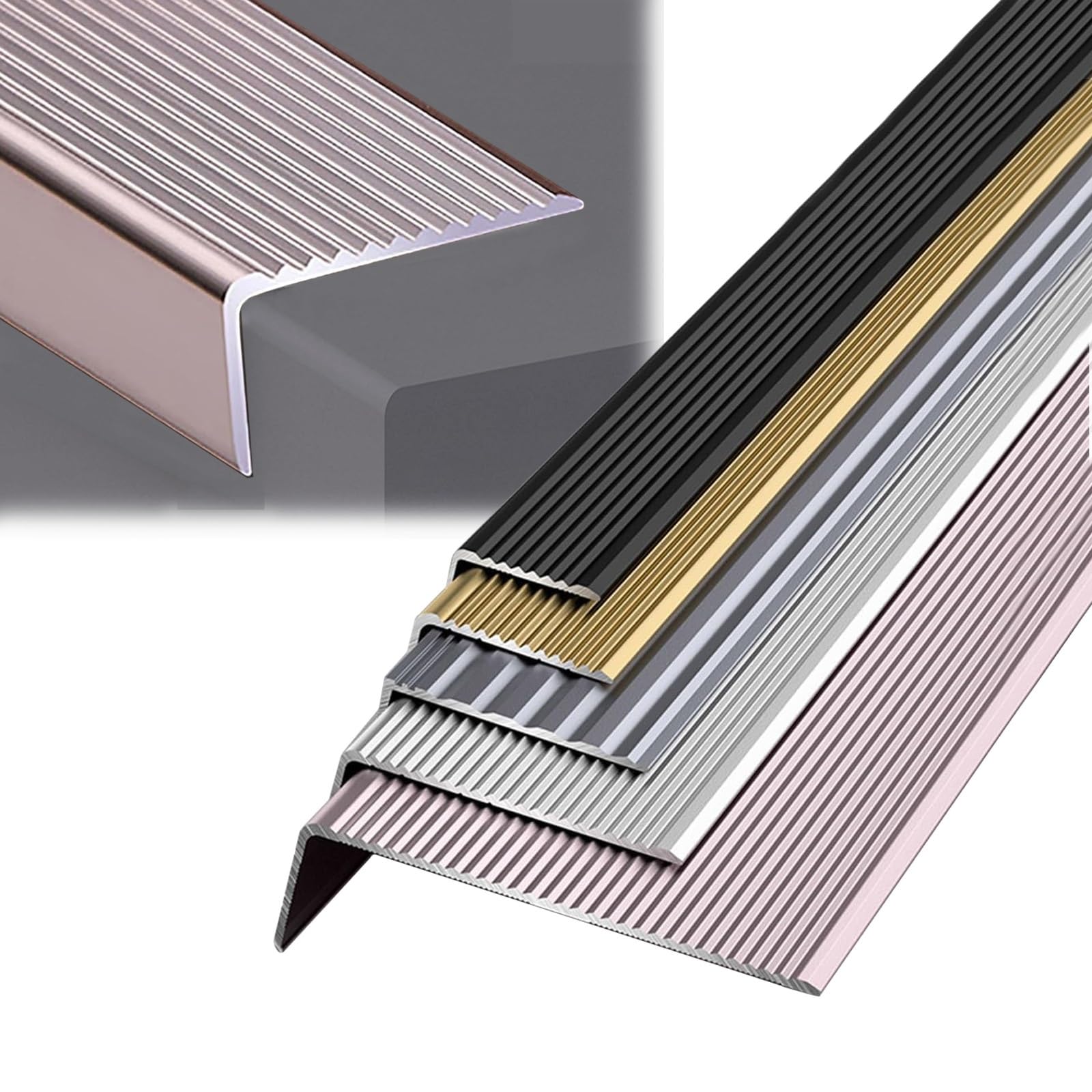 Cinta de Aluminio para Bordes de Escalera y Zonas de Piscinas