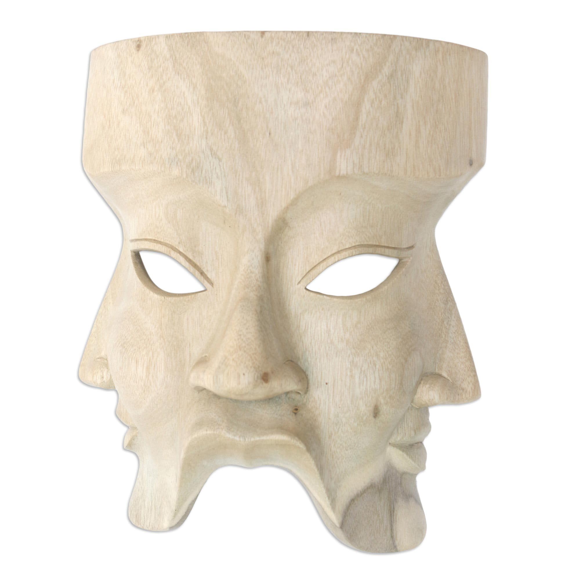 Amazon.com: NOVICA Decorative Religious Hibiscus Wood Mask, Beige