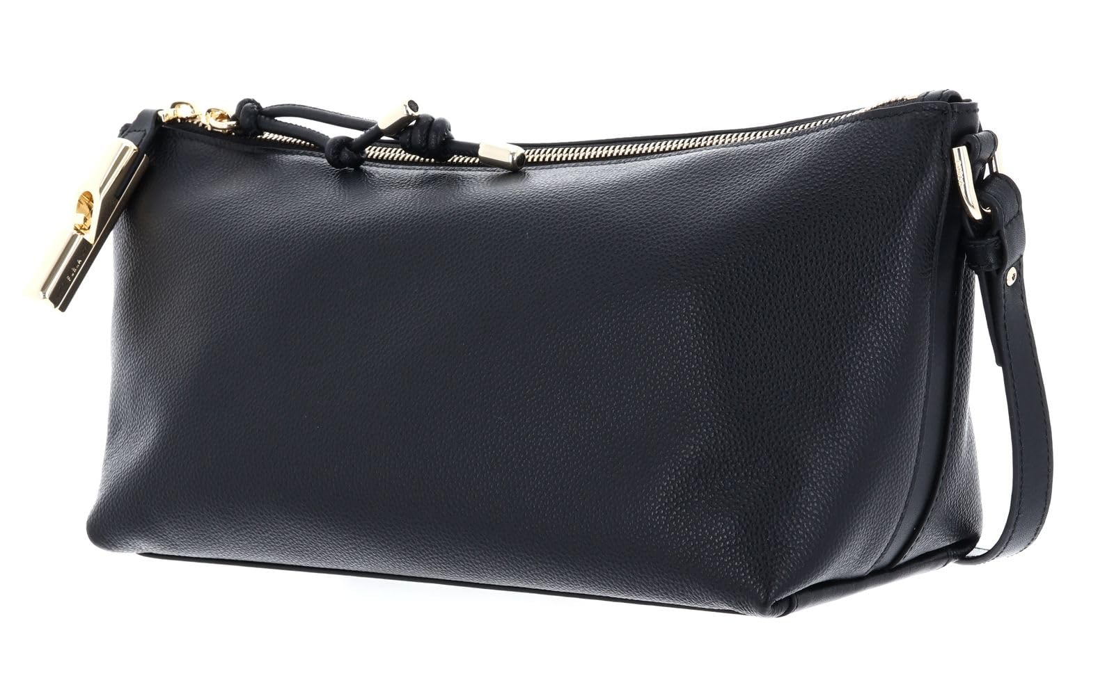 Furla Cuero bolso de hombro bolso bandolera Debby Mini Shoulder Bag Nero negro