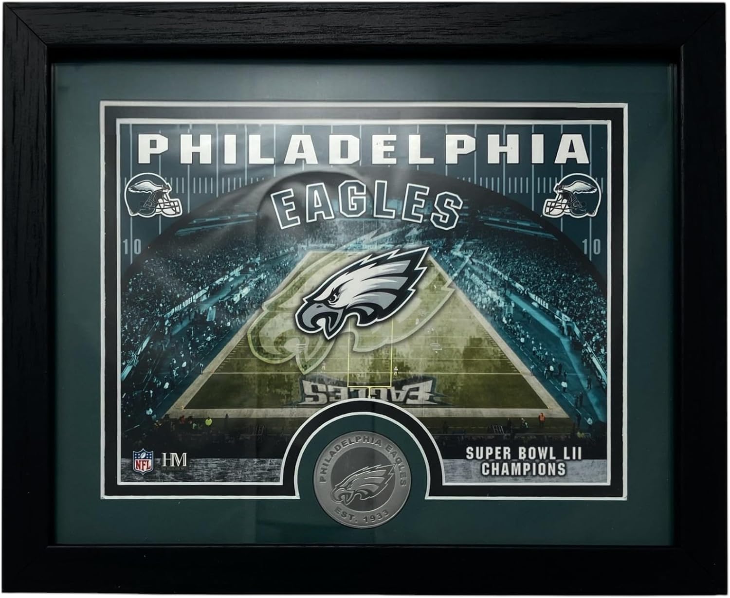 Highland Mint NFL Philadelphia Eagles 9" x 11" Stadium Coin Photo Mint