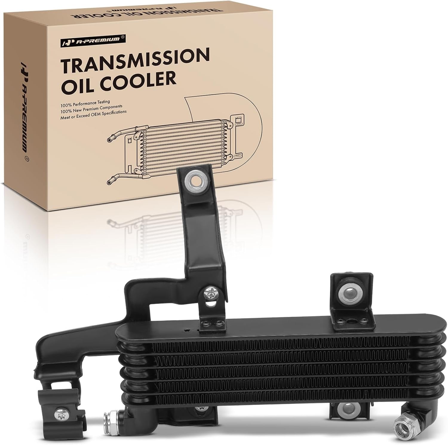 A-Premium Automatic Transmission Oil Cooler Compatible with Acura MDX 2016 2017 2018 2019 2020, Replace# 255005NC013