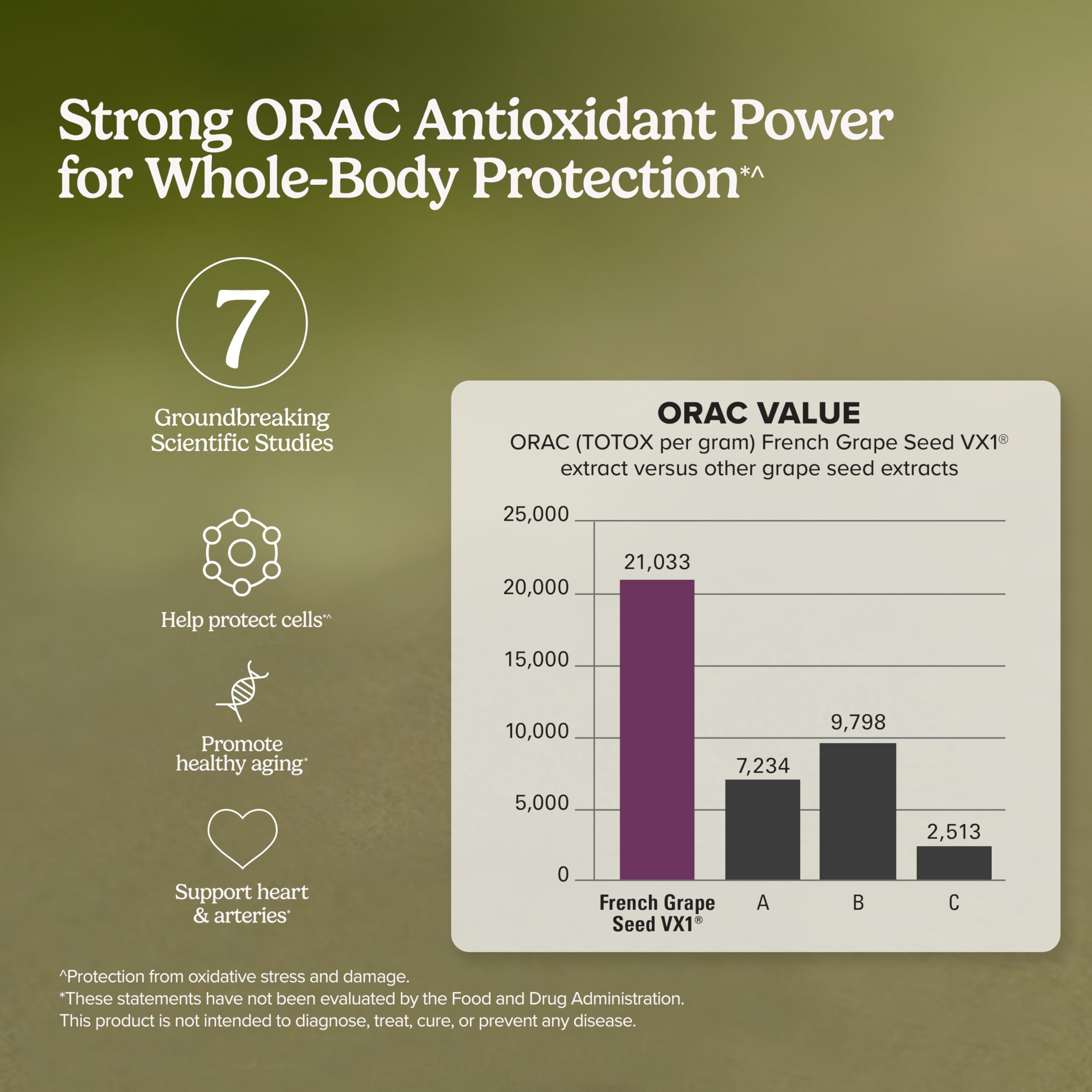Terry Naturally Clinical OPC Antioxidant - Extra Strength 400 mg - Heart — Amazon image 2