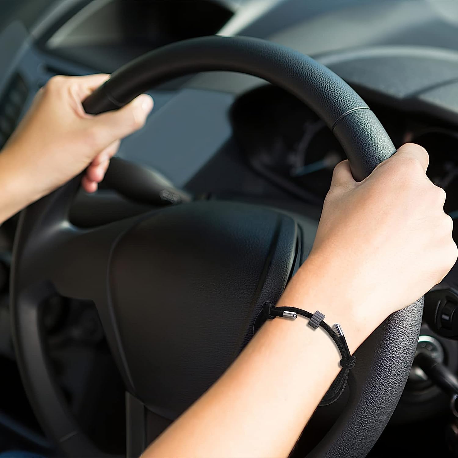 4 braccialetti per rompere i vetri, cinturino da polso con perline in carburo di tungsteno, braccialetti di sicurezza per auto, strumento di salvataggio di emergenza per veicoli