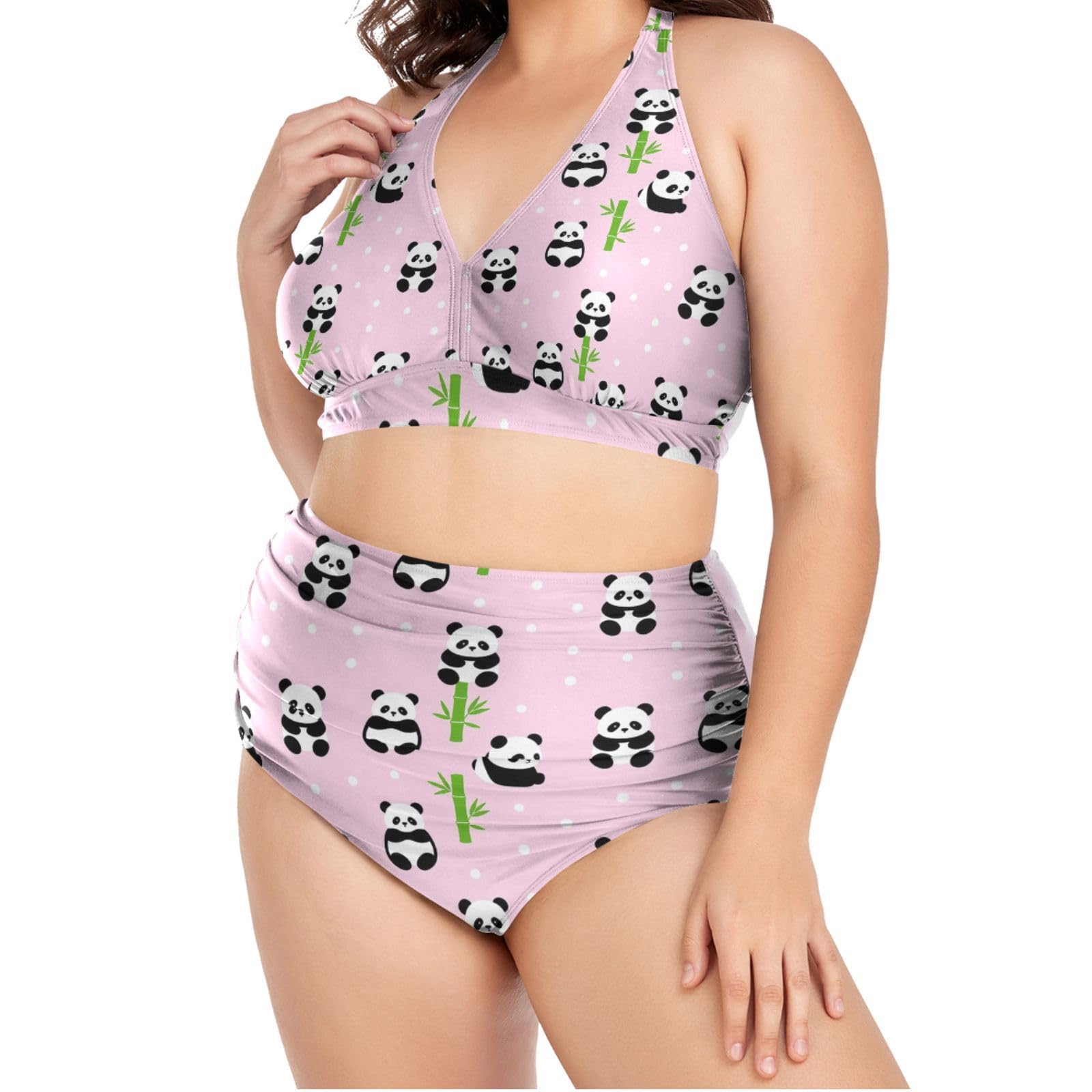 FRODOTGV Costumi da bagno donna taglie forti L-4XL