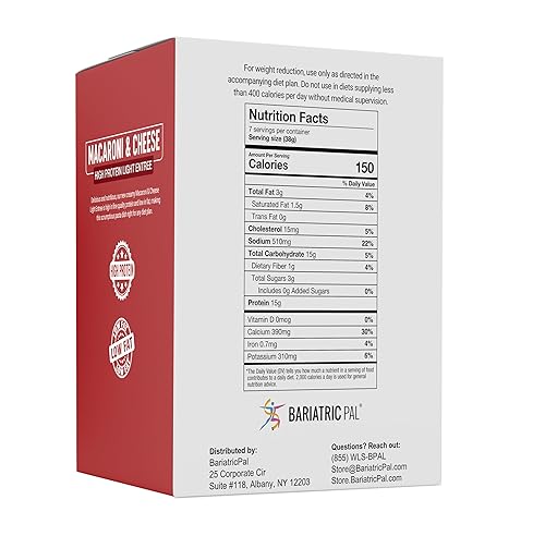 Miniatura 3 de BariatricPal High Protein Light Entree - Macarrones cremosos y queso (paquete de 1)