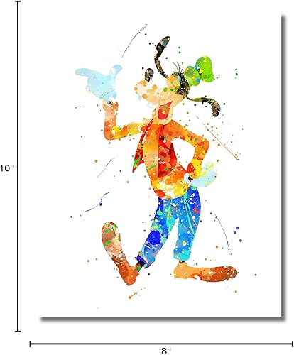 Vista 39 de BigWig Prints Decoración de pared de Mickey Mouse – Citas artísticas de pared de Mickey Mouse, imágenes de decoración de guardería, póster Cita