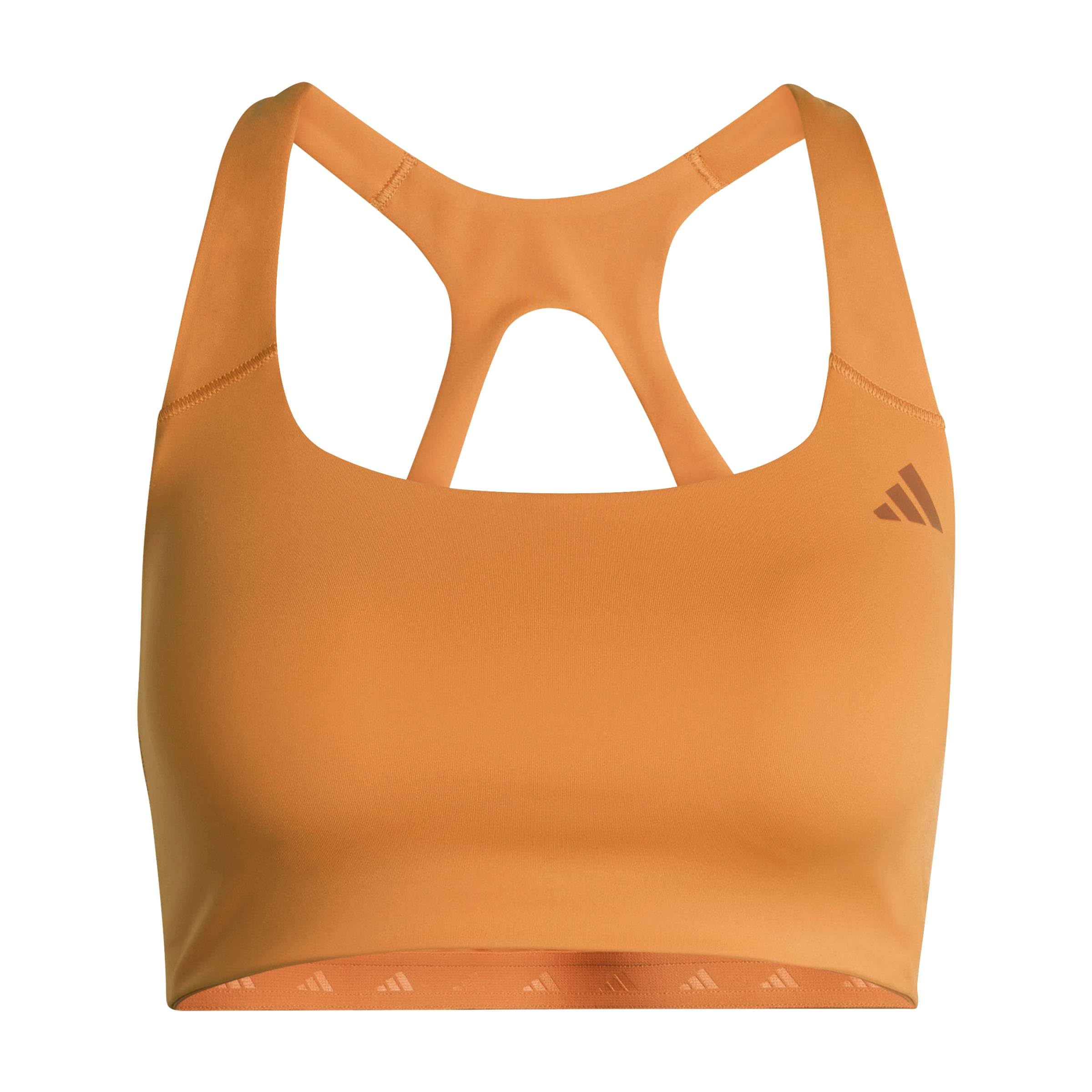 adidas Women's Optime Workout Medium Support Bra, Pure Orange, XL