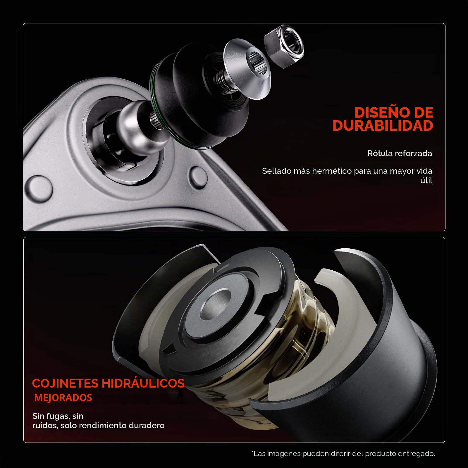 Frankberg Brazo transversal brazo oscilante brazo triangular Compatible con Serie 1 E81 Serie 3 Touring E91 Serie 1 E87 Serie 1 cabrio E88 Serie 3 E90 Replace# 520-559