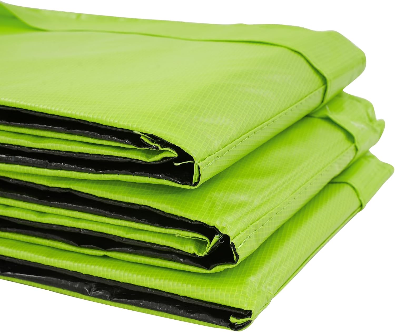 Trampoline Pad 15FT 16FT 14FT 12FT 10FT 8FT Trampoline Replacement Safety Pad, Waterproof, Tear-Resistant, Sun-Resistant Safety Spring Cover Round Frame Pad, Trampoline Pad Replacement (15FT Green)