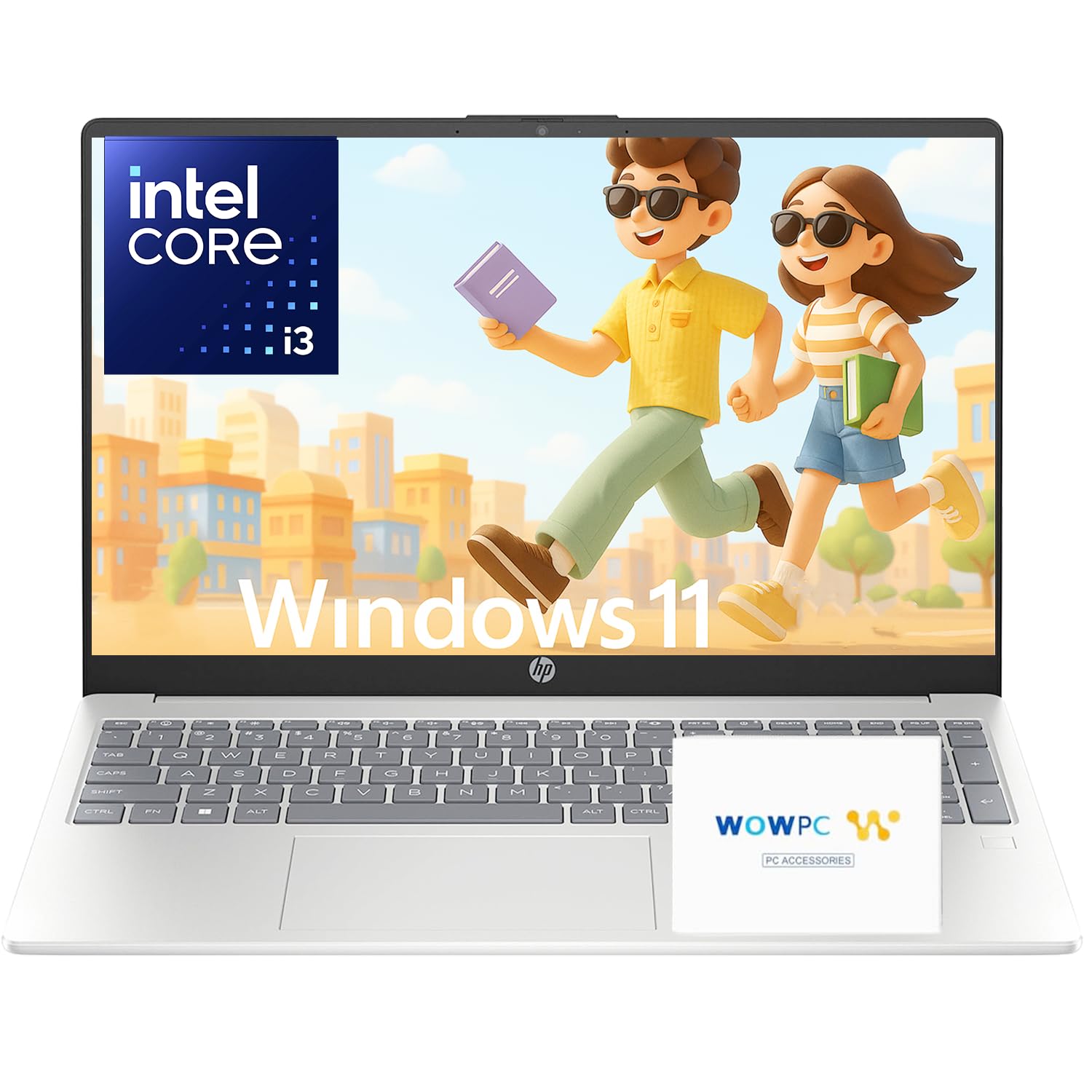 HP Pavilion 15.6" FHD Display Business Laptop Computer • Intel 8-Core i3 N305 CPU • 16GB RAM • 512GB SSD • Wi-Fi 6 • Fingerprint Reader • Windows 11