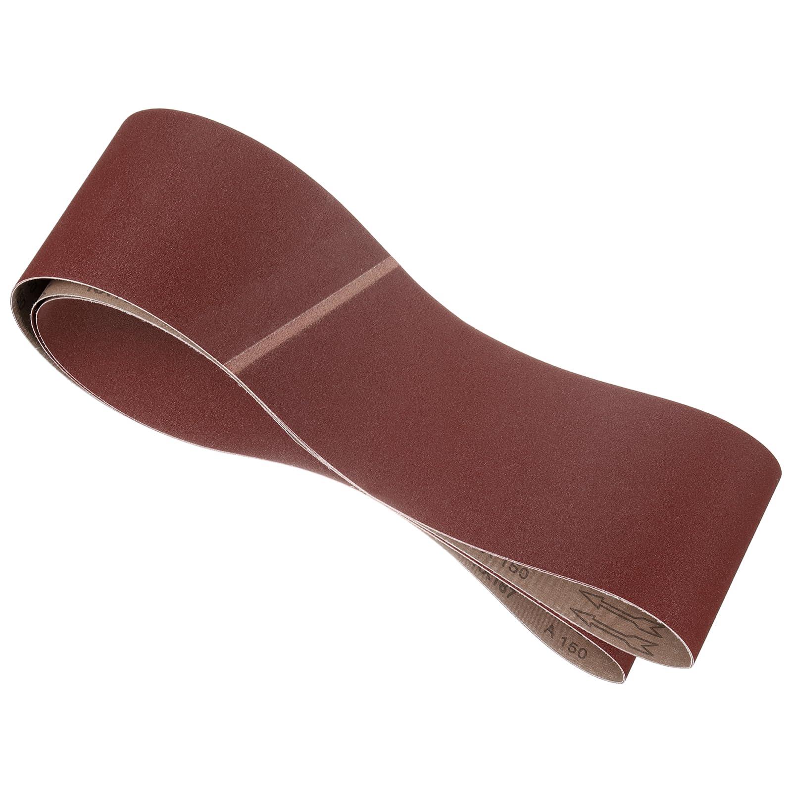 Kozelo 2 Pack Sanding Belts 152mm x 2743mm 150 Grit Aluminum Oxide Abrasive Belt Sander Paper for Belt Sander Metal Grinding Wood Working Weld Rust Removal