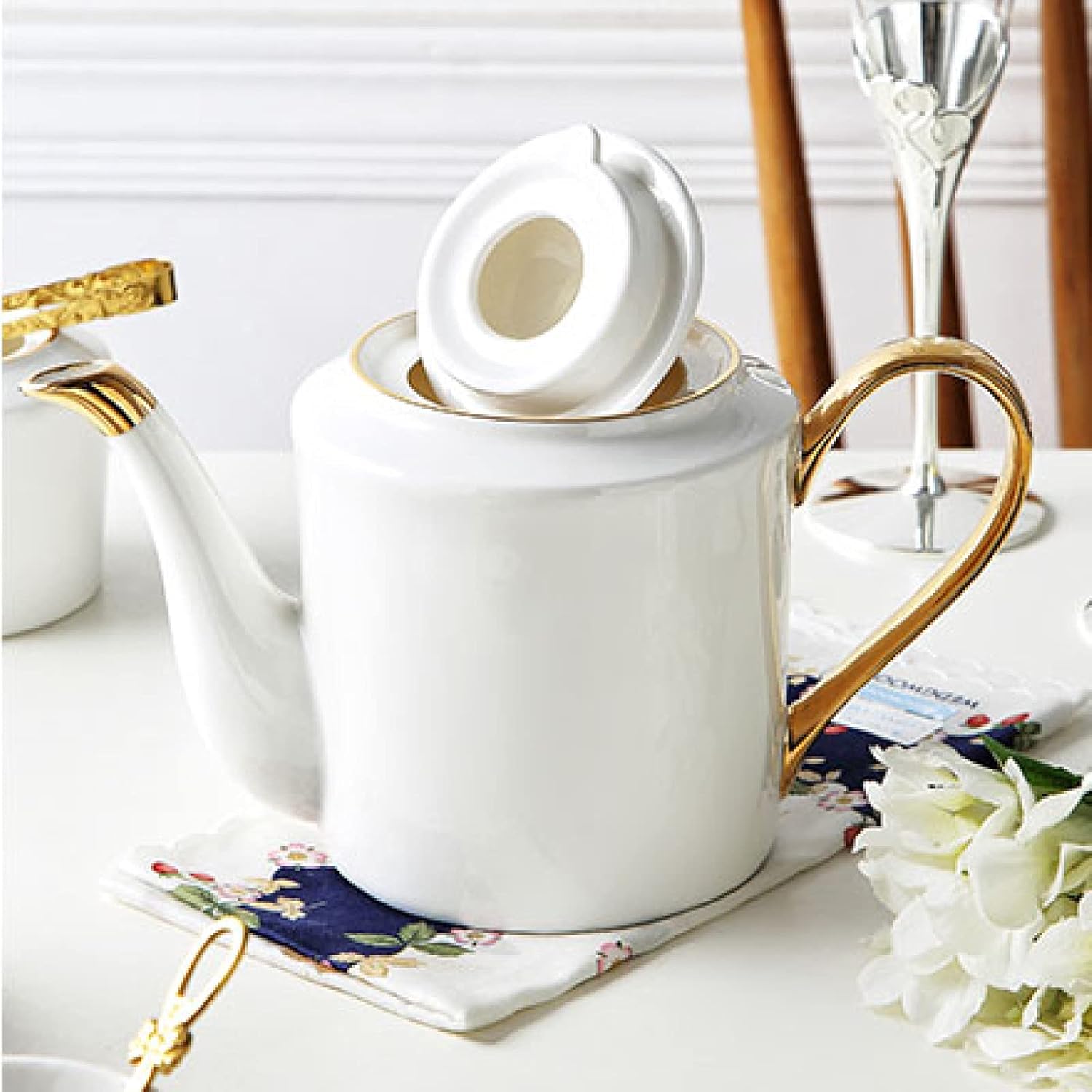 オールドノリタケ パンジー紋 ティーカップ2組 ビオラ 三つ脚 猫足