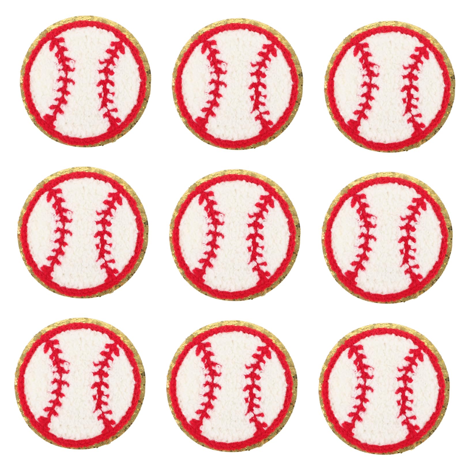 LIFKOME 75piezas Parches De Béisbol Para Ropa y Sombreros Parches Decorativos Resistentes Para Reparaciones y Embellecimiento De