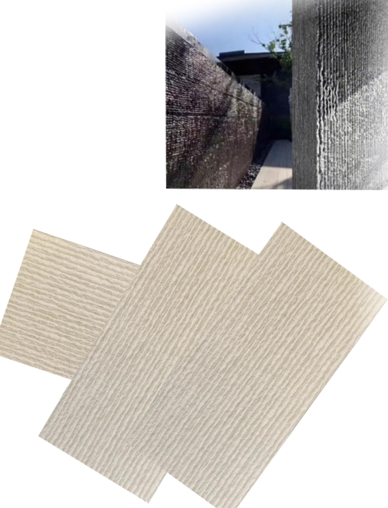 Panel de piedra de PU ligero, revestimiento de piedra sintética, panel de pared artificial, for decoración de paredes de fondo en interiores y exteriores.(Color D,47.3X23.6"/4 pcs)