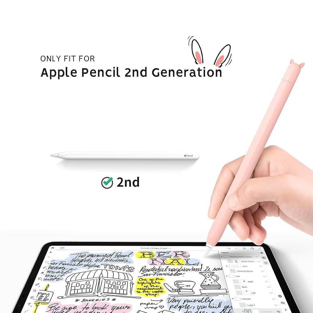 Amazon.com: Cute Ear Case Silicone Skin Cover for Apple