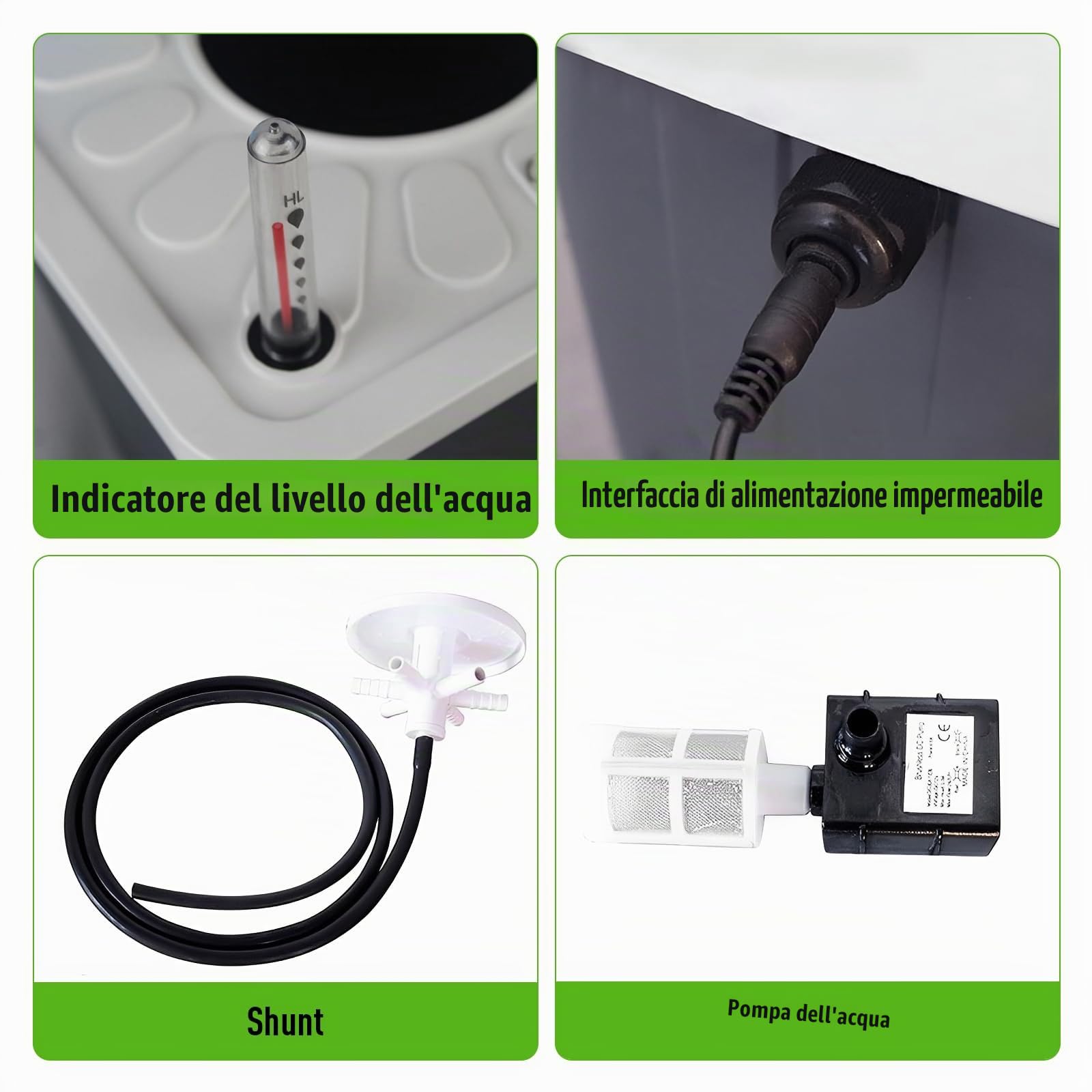 Sistema di coltivazione idroponica 30 baccelli Giardino a torre idroponica per erbe, frutta e verdure da interno, kit di coltivazione aeroponica con pompa idratante e serbatoio d'acqua mobile per gli