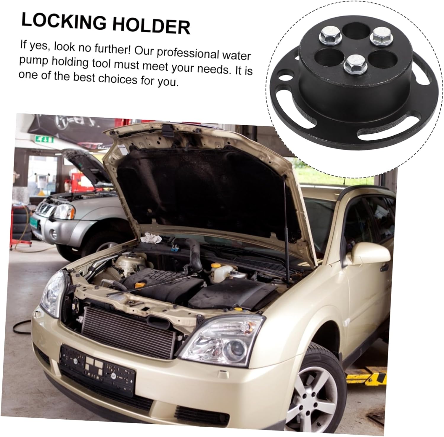 Car Timing Chain Lock Water Pump Removal Tool for Cooling Water Pump Easy to Install Accessories
