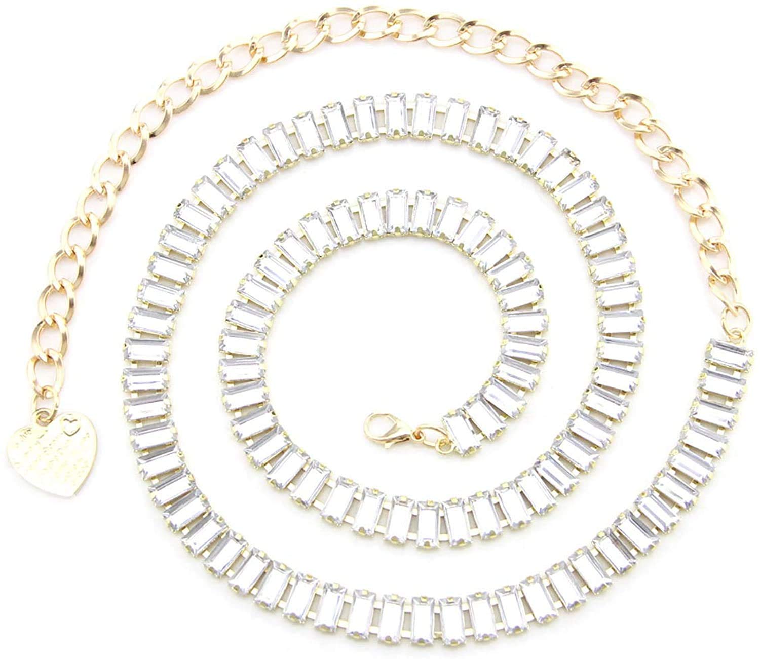 Trimming Shop Waist Chain Belt for Women, Fashion Body Jewelry High Waist Chain Belt