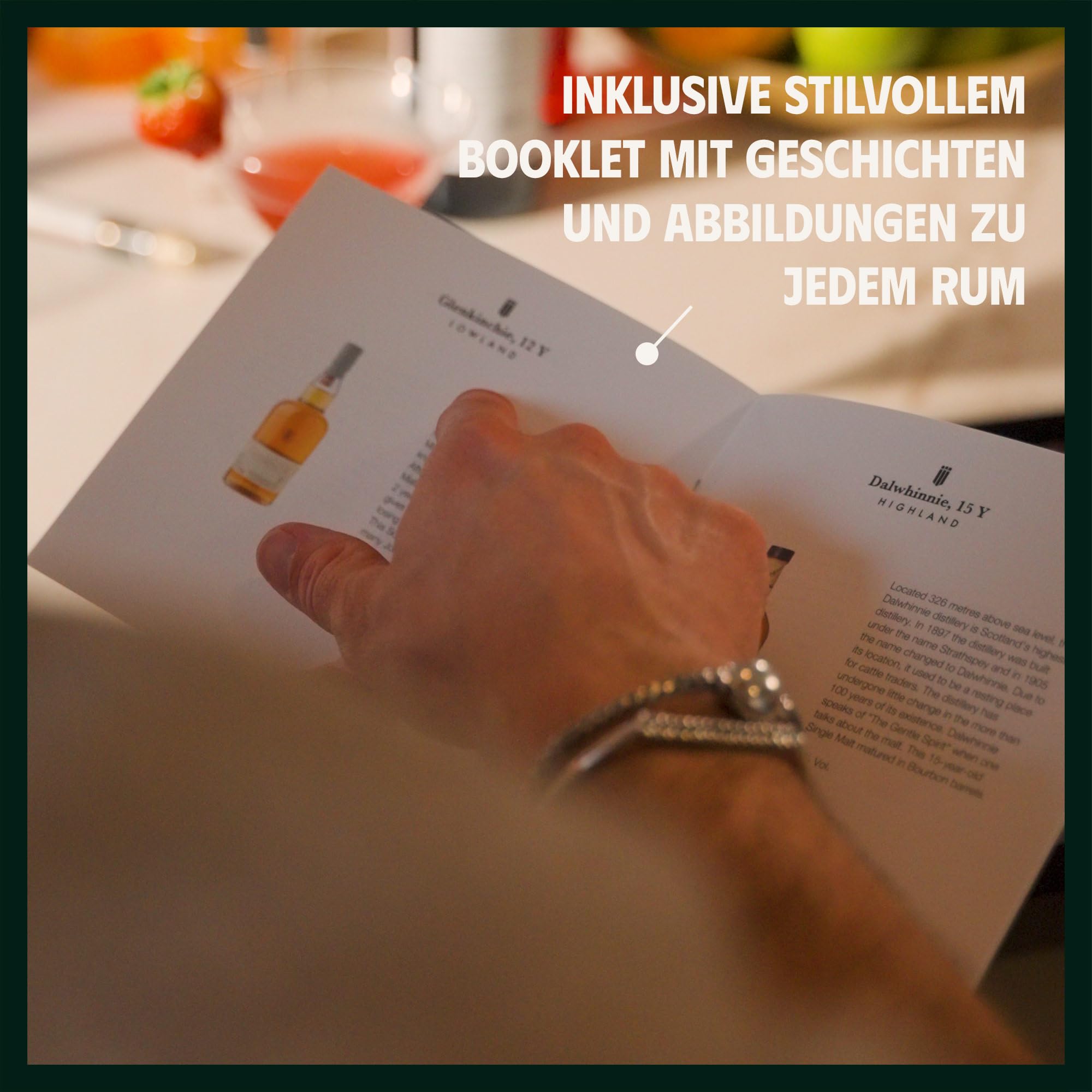 Rum Tasting Probierset 12 Fläschchen Verkostung im Geschenkset