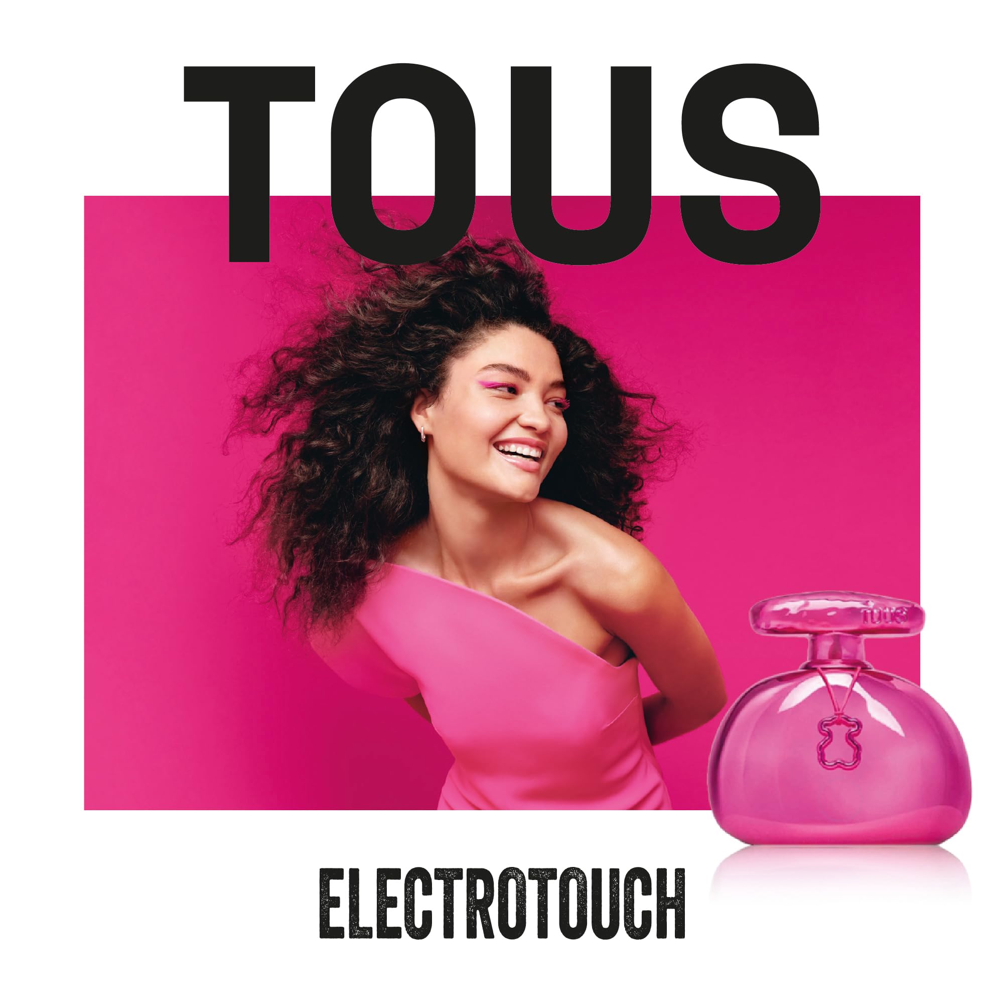 TOUS Electrotouch Eau de Parfum for Women, Floral Feminine Perfume for Everyday Wear, Long Lasting Fragrance. 3.4 Fl Oz