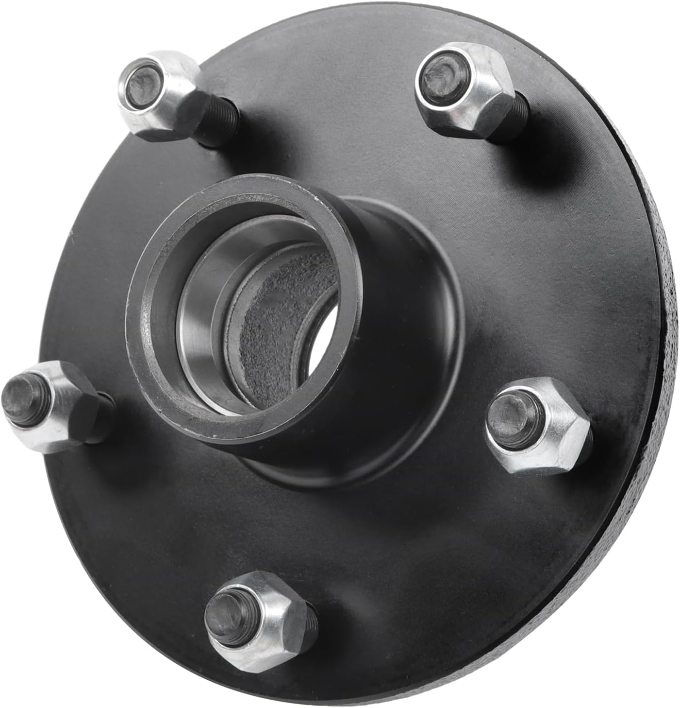 GXYWADY 2 Sets 5 on 5.5 Inch Trailer Hub Kit Replacement for 3500 lbs 84 Spindle with Trailer Bearing Kit (4 Pieces/Set)