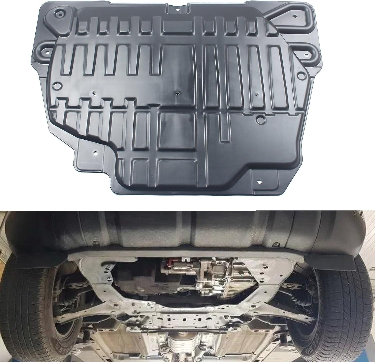 Front Engine Splash Shield Compatible with Land Rover Discovery Sport L550 2015-2019 Range Rover Evoque L538 2012-2019# LR027021