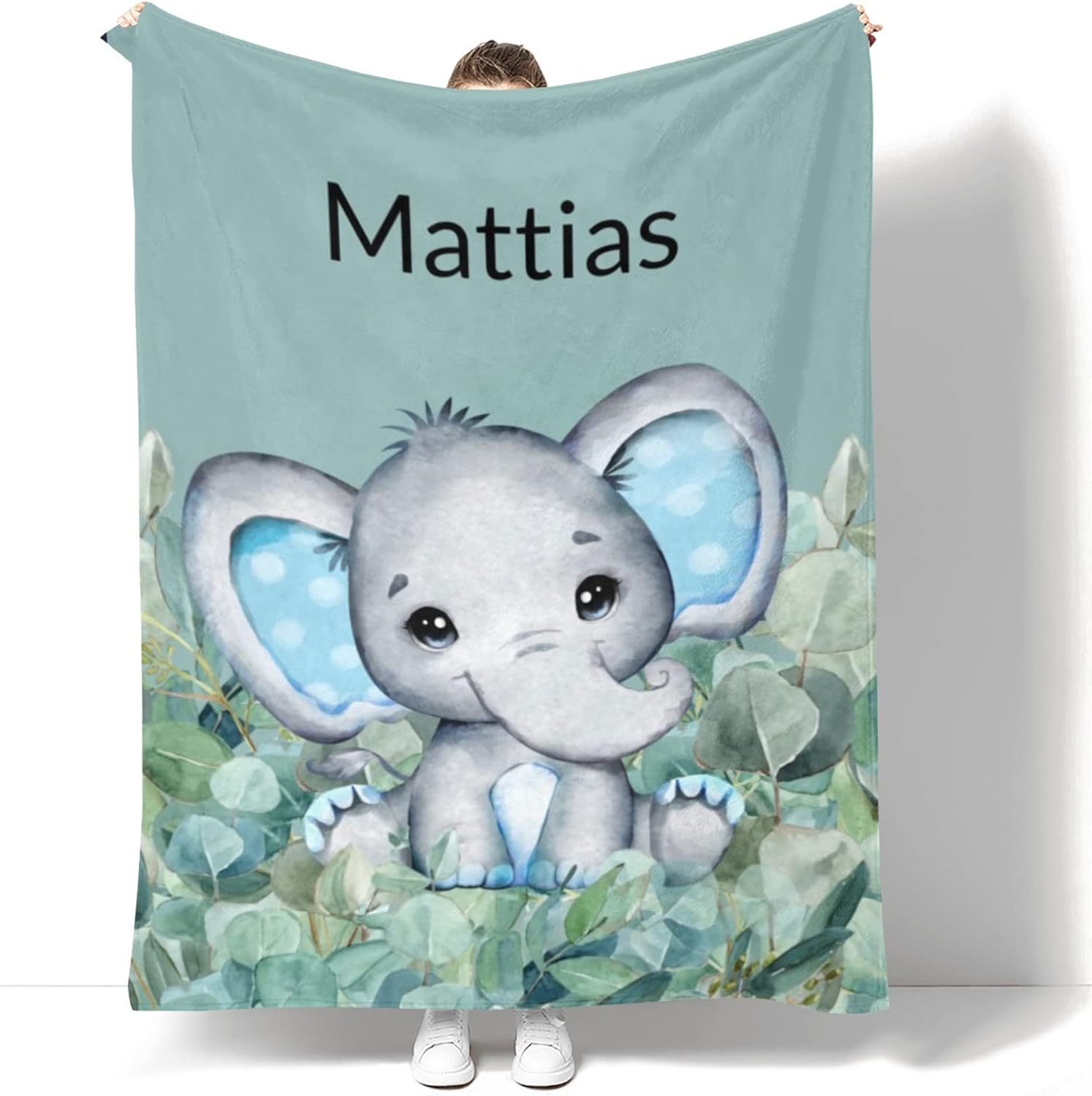 Amazon.com: Custom Baby Blanket with Name for Baby Boys and Girls ...