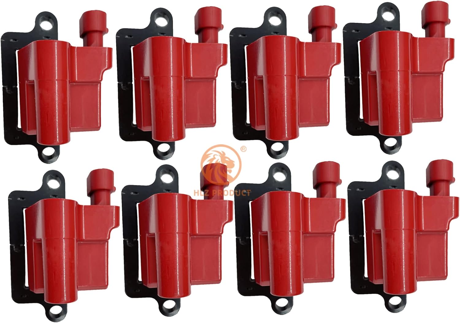 HLZ PRODUCT Set of 8 Square HIGH ENERGY Ignition Coil