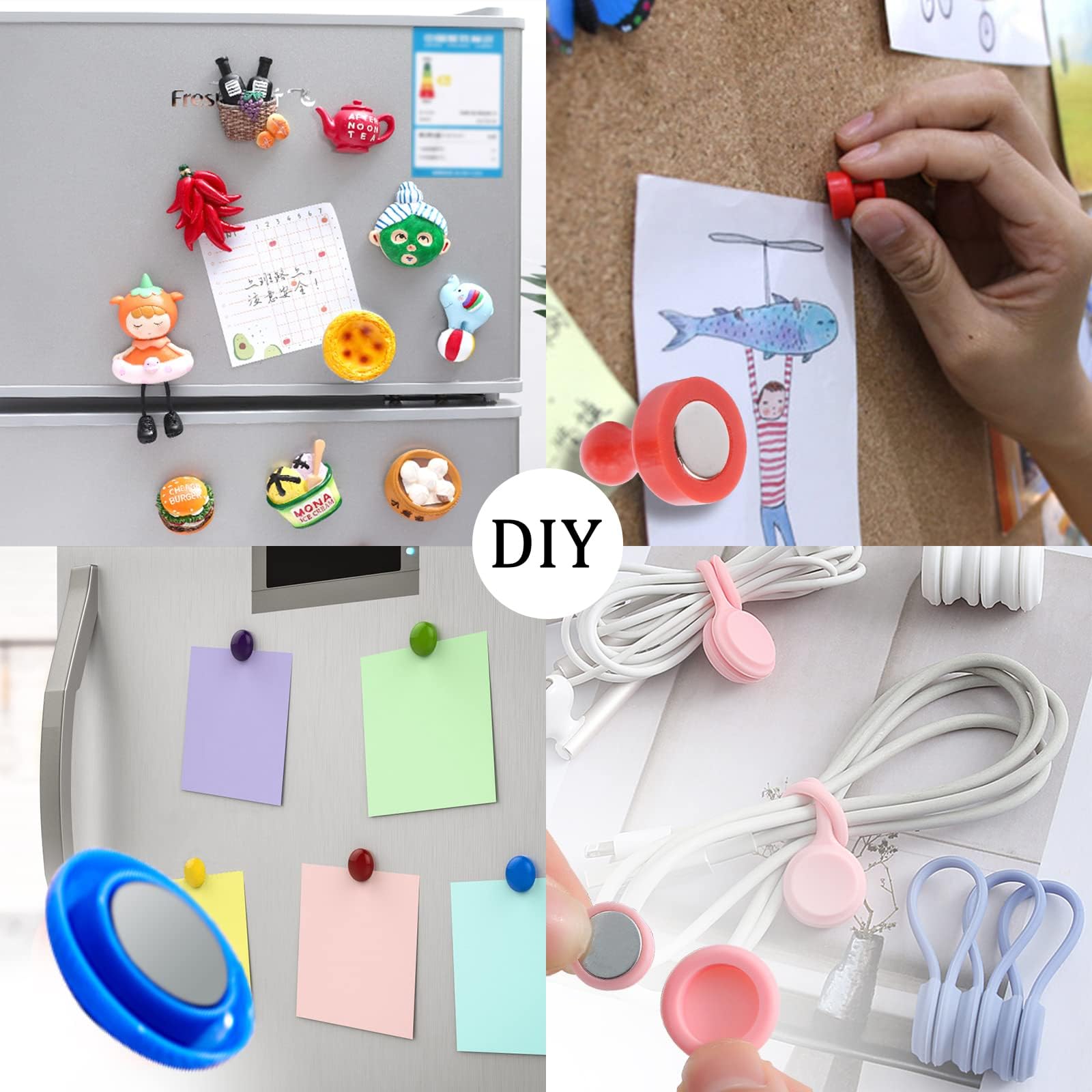 MIN CI 150Pack Round Magnets 10x2mm Strong Magnets for Fridge Small Magnets for Crafts Office Magnets Mini Fidget Magnets Rare Earth Magnets for Whiteboard Photo - Image 4