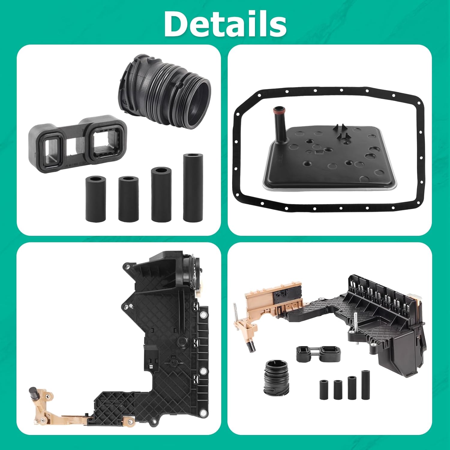 6R80 TCM Transmission Lead Frame with Valve Body Module Connector, Valve Body Seal, Transmission Filter Compatible with F150 Mustang Transit 150 Expedition Navigator 926-149