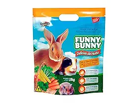 Funny Bunny Delícias da Horta - alimento para coelhos – 1,8kg