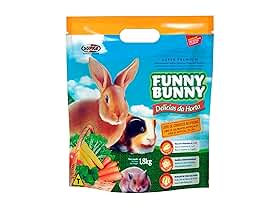 Funny Bunny Delícias da Horta - alimento para coelhos – 1,8kg