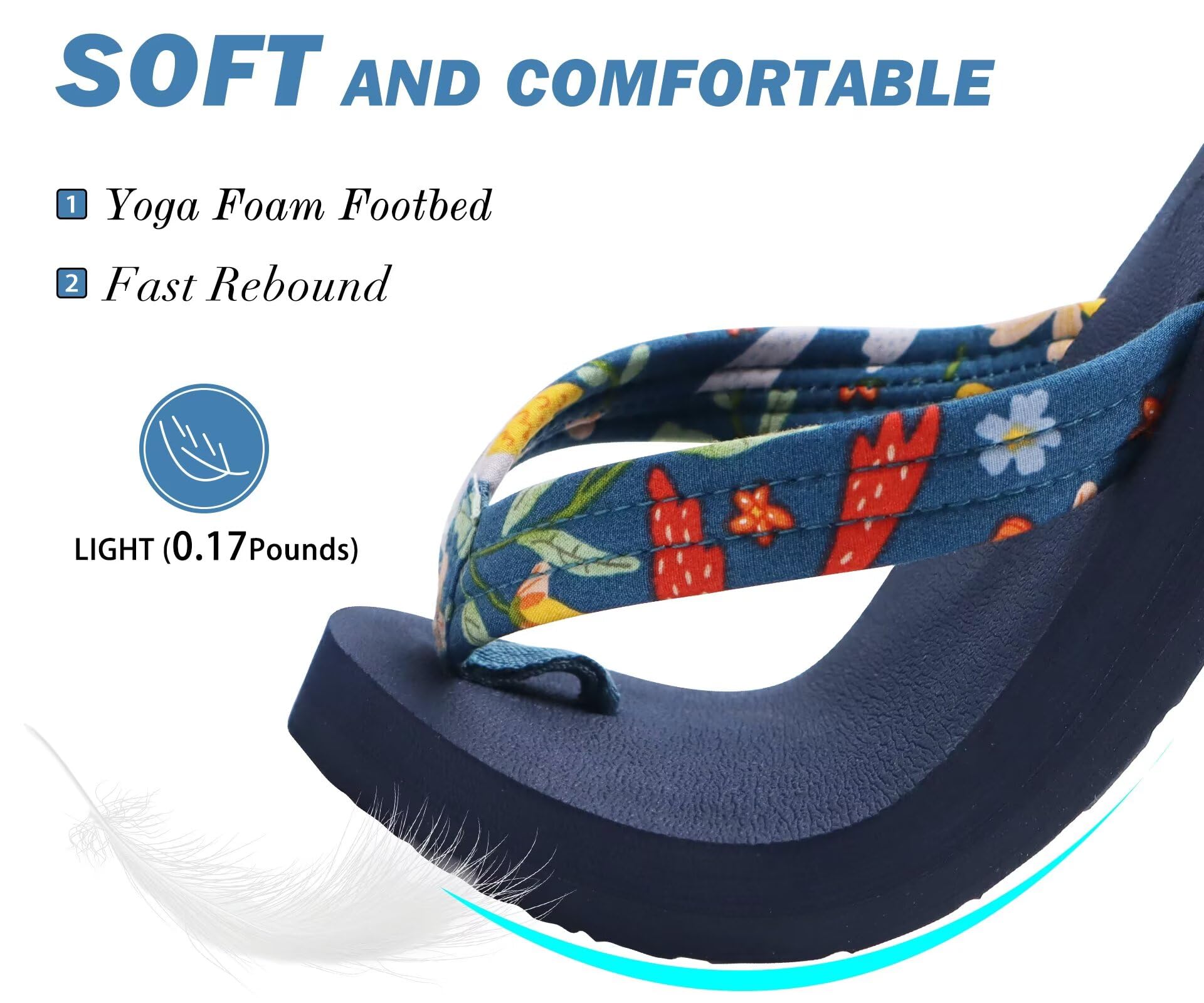 KuaiLu Infradito Donna Estive Comode Stoffa Righe Ciabatte Arch Support Spiaggia Piscina Sandali Mare Leggere Antiscivolo Gomma Suole