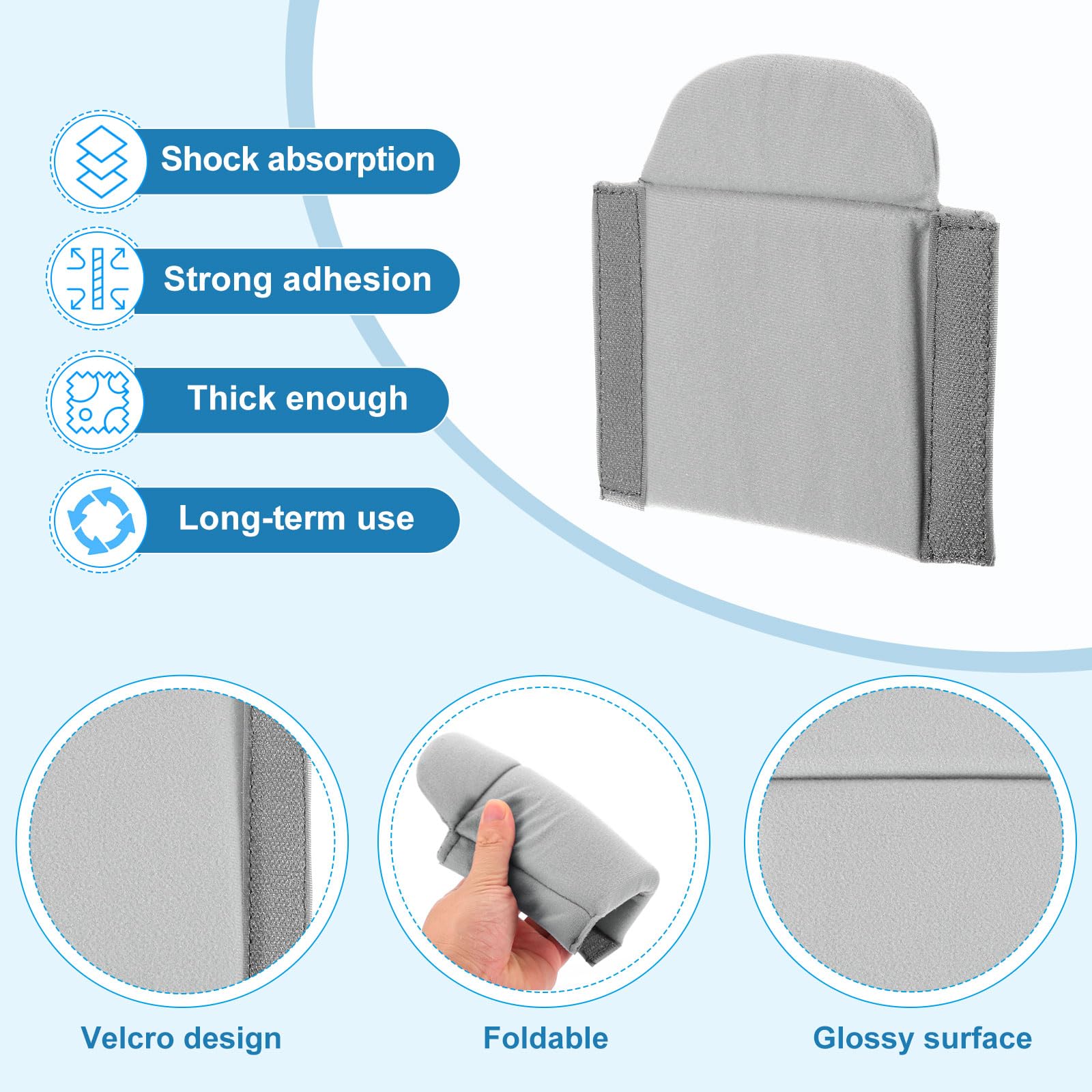 PATIKIL Divisor de Bolsa de Cámara, 4Pcs 16.5cmx16cmx1.4cm Almohadilla Separadora A Prueba de Golpes para Bolsa de Cámara Protectora de Lentes para Cámara Organizadora Universales, Gris