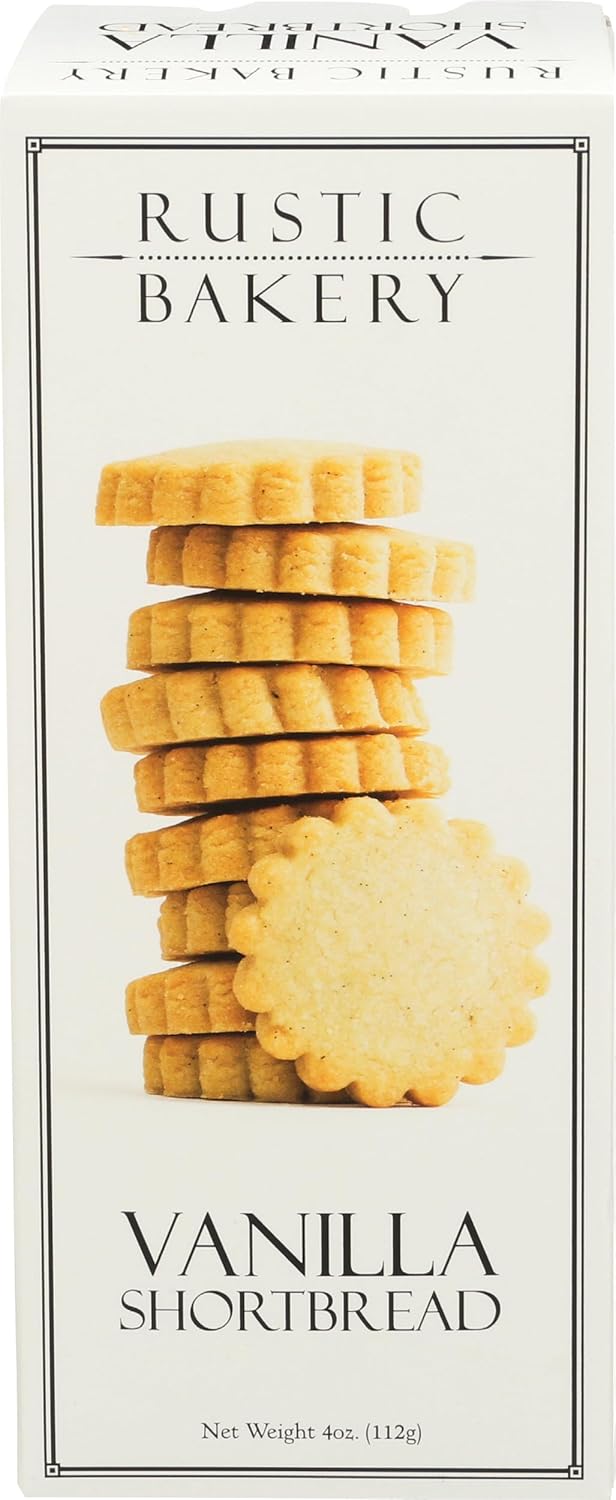 Rustic Bakery, Cookie Vanilla Shortbread, 4 Ounce