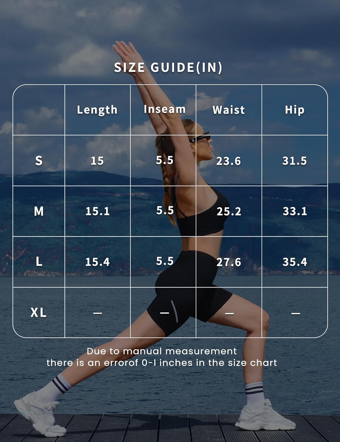 High Waist Biker Shorts with Pockets for Women 5.5" Tummy Control Workout Shorts Gym Yoga Cycling Spandex Compression - Image 6