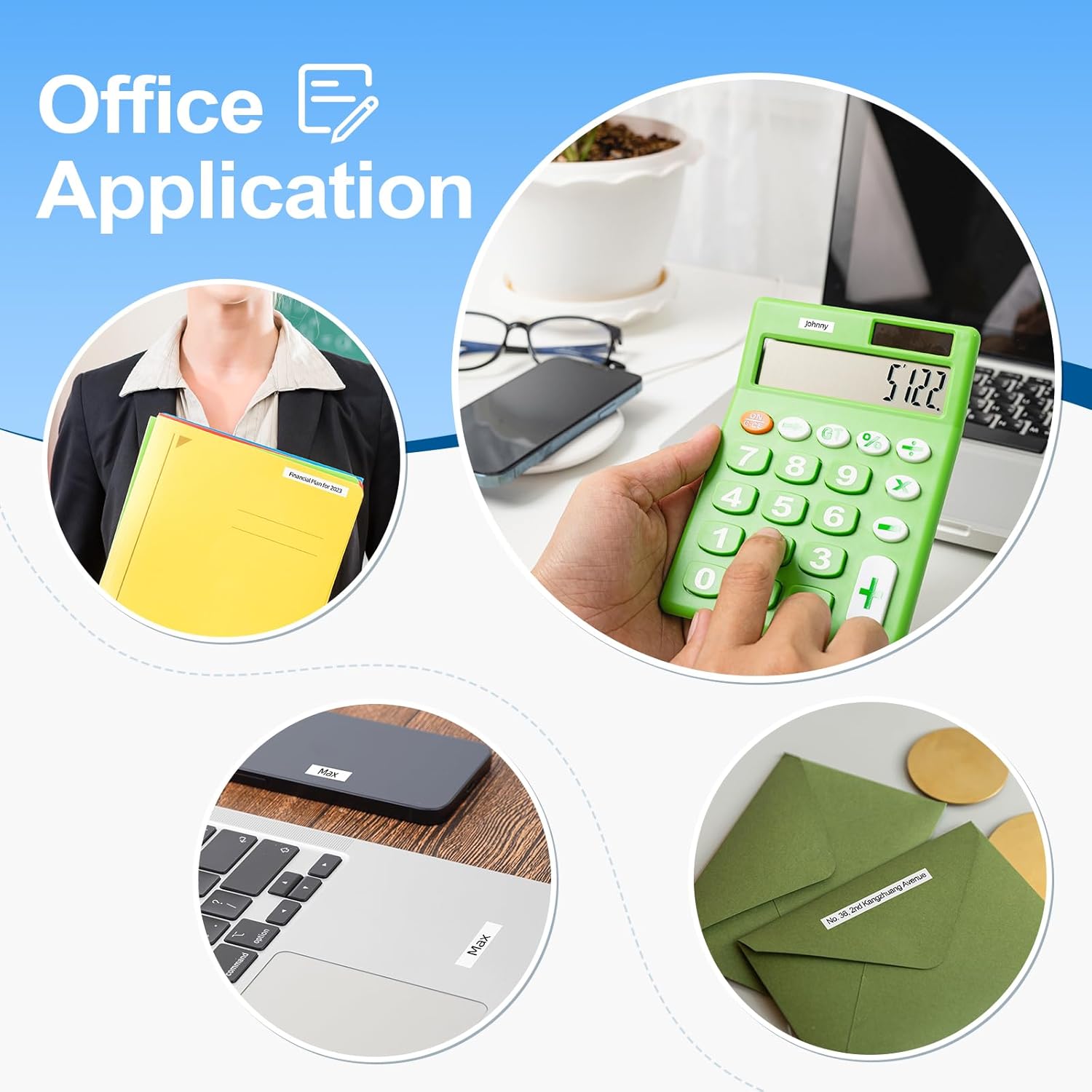 Labelife Replacement for Brother TZe-211 TZe211 P Touch Label Tape 6mm Label Maker Tape TZe TZ Tape 6mm 0.23 Laminated White for Brother PT-D220 PT-D210 PT-H110 PT-D400 PT-D600, 0.23 Inch, 4-Pack - Image 9