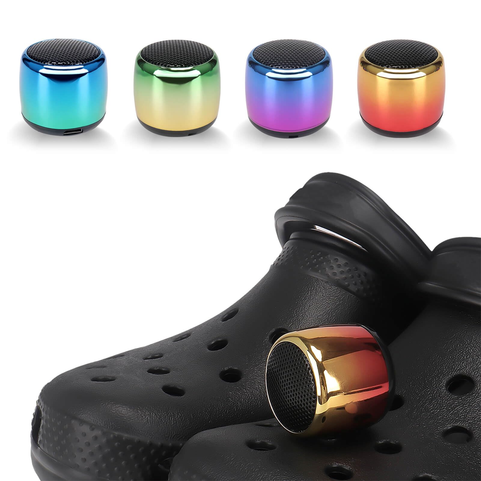 Breloque crocodile Bluetooth mini haut-parleur pour Crocs rouge - 7