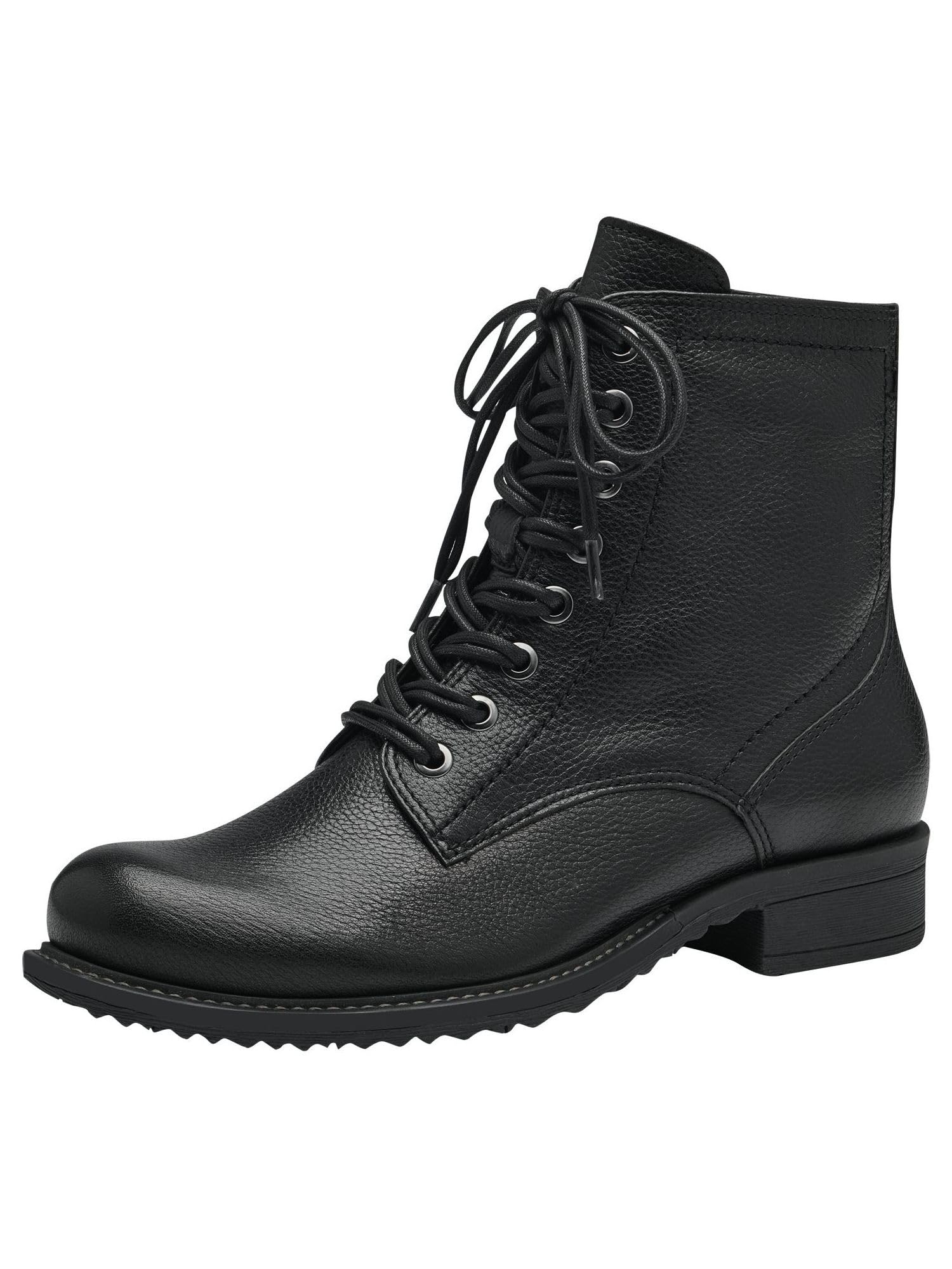 Tamaris Dames elegante enkellaarsjes 1-25812-41 zwart, mokka metallic, 41 EU