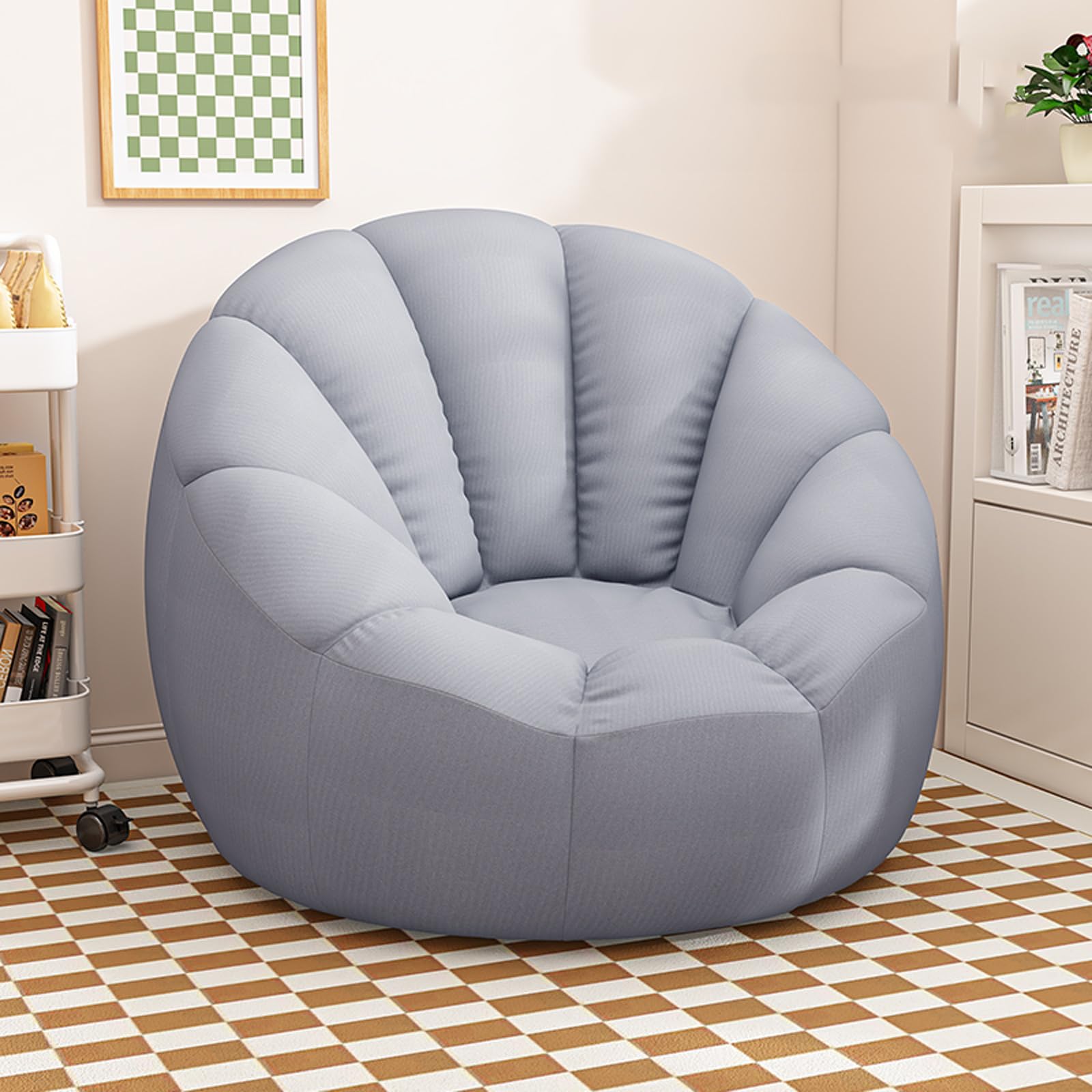 グレー ビーンバッグチェア ファブリック グレー ビーンバッグチェア ファブリック 【公式通販】