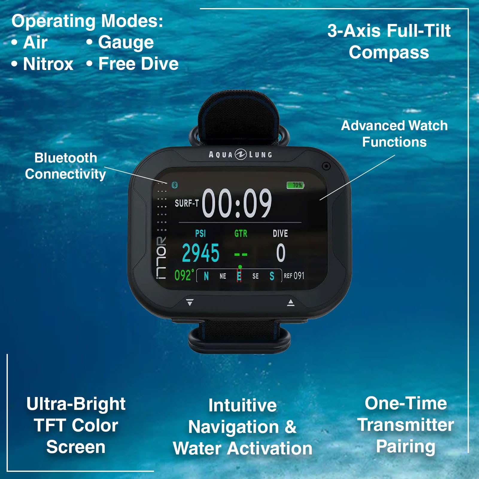 Amazon.co.jp: Aqua Lung i770R ダイブコンピューター USB : スポーツ