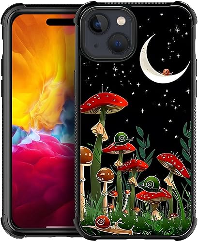 Vista 14 de Case for iPhone 15 Plus - Stained Glass Mosaic Fiesta Fun Case with Tempered Glass Back and Soft Silicone TPU Shock Protection